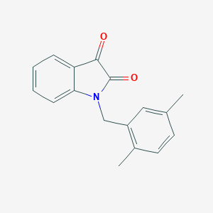 B346132 1-(2,5-dimethylbenzyl)-1H-indole-2,3-dione CAS No. 688037-87-8