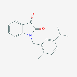 B346133 1-[2-methyl-5-(propan-2-yl)benzyl]-1H-indole-2,3-dione CAS No. 688038-80-4