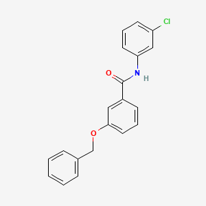 3-(benzyloxy)-N-(3-chlorophenyl)benzamide