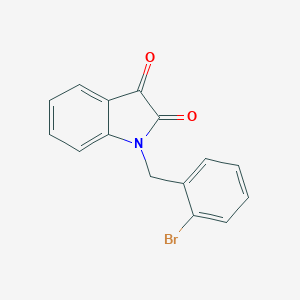 molecular formula C15H10BrNO2 B346137 1-(2-溴苄基)-1H-吲哚-2,3-二酮 CAS No. 689757-55-9