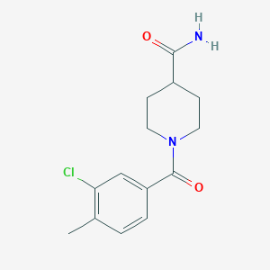 1-(3-chloro-4-methylbenzoyl)-4-piperidinecarboxamide