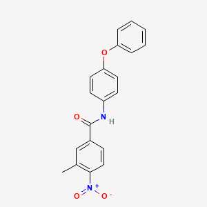 3-methyl-4-nitro-N-(4-phenoxyphenyl)benzamide