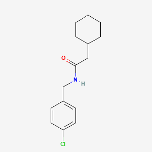 N-(4-chlorobenzyl)-2-cyclohexylacetamide