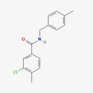 3-chloro-4-methyl-N-(4-methylbenzyl)benzamide