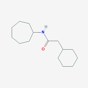 N-cycloheptyl-2-cyclohexylacetamide