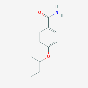 molecular formula C11H15NO2 B346154 4-(丁-2-氧基)苯甲酰胺 CAS No. 909219-48-3