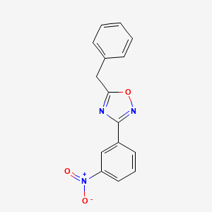 molecular formula C15H11N3O3 B3461541 5-苄基-3-(3-硝基苯基)-1,2,4-恶二唑 