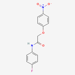 N-(4-fluorophenyl)-2-(4-nitrophenoxy)acetamide