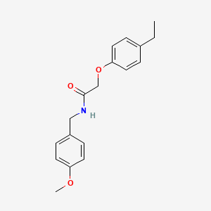 molecular formula C18H21NO3 B3461612 2-(4-ethylphenoxy)-N-(4-methoxybenzyl)acetamide 