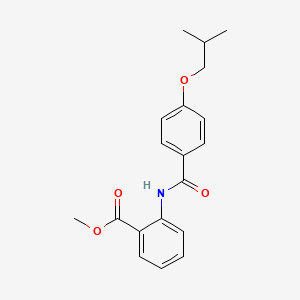 methyl 2-[(4-isobutoxybenzoyl)amino]benzoate