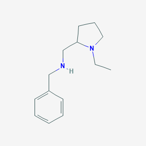molecular formula C14H22N2 B346164 Benzyl-(1-ethyl-pyrrolidin-2-ylmethyl)-amine CAS No. 62756-18-7