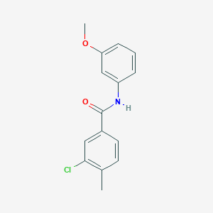 3-chloro-N-(3-methoxyphenyl)-4-methylbenzamide