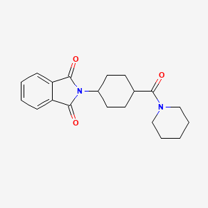 2-[4-(1-piperidinylcarbonyl)cyclohexyl]-1H-isoindole-1,3(2H)-dione