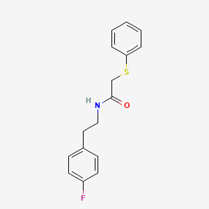 N-[2-(4-fluorophenyl)ethyl]-2-(phenylthio)acetamide