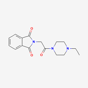 2-[2-(4-ETHYLPIPERAZIN-1-YL)-2-OXOETHYL]-2,3-DIHYDRO-1H-ISOINDOLE-1,3-DIONE