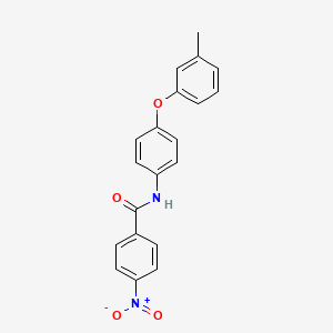 N-[4-(3-methylphenoxy)phenyl]-4-nitrobenzamide