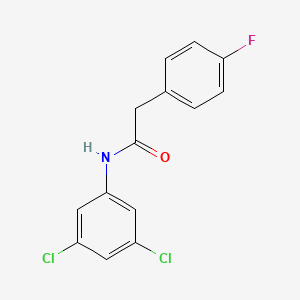 N-(3,5-dichlorophenyl)-2-(4-fluorophenyl)acetamide