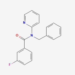 N-benzyl-3-fluoro-N-(pyridin-2-yl)benzamide