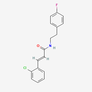 3-(2-chlorophenyl)-N-[2-(4-fluorophenyl)ethyl]acrylamide