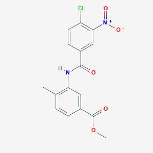 methyl 3-[(4-chloro-3-nitrobenzoyl)amino]-4-methylbenzoate