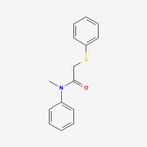 N-methyl-N-phenyl-2-(phenylthio)acetamide