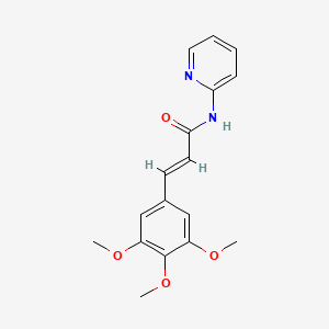 (E)-N-(2-PYRIDYL)-3-(3,4,5-TRIMETHOXYPHENYL)-2-PROPENAMIDE