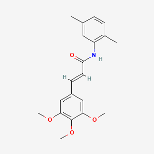 (E)-N-(2,5-DIMETHYLPHENYL)-3-(3,4,5-TRIMETHOXYPHENYL)-2-PROPENAMIDE