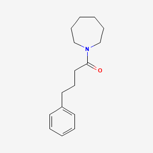 molecular formula C16H23NO B3462053 1-(4-phenylbutanoyl)azepane 