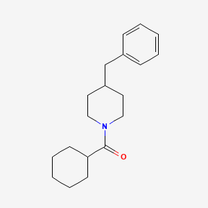 4-benzyl-1-(cyclohexylcarbonyl)piperidine