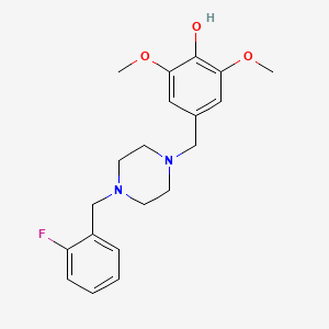 4-{[4-(2-fluorobenzyl)-1-piperazinyl]methyl}-2,6-dimethoxyphenol