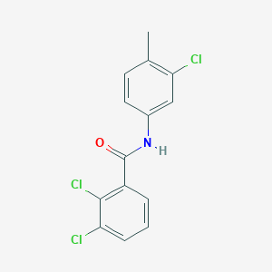 molecular formula C14H10Cl3NO B3462092 2,3-dichloro-N-(3-chloro-4-methylphenyl)benzamide 