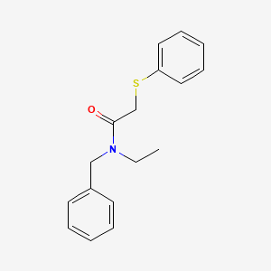 N-benzyl-N-ethyl-2-(phenylthio)acetamide