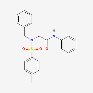 N~2~-benzyl-N~2~-[(4-methylphenyl)sulfonyl]-N~1~-phenylglycinamide