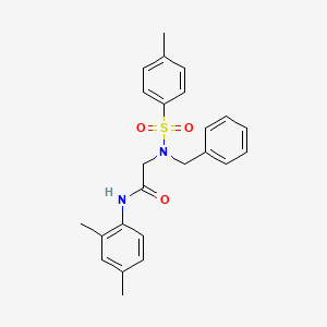 2-[benzyl-(4-methylphenyl)sulfonylamino]-N-(2,4-dimethylphenyl)acetamide