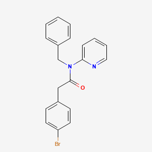 molecular formula C20H17BrN2O B3462381 N-benzyl-2-(4-bromophenyl)-N-(pyridin-2-yl)acetamide 