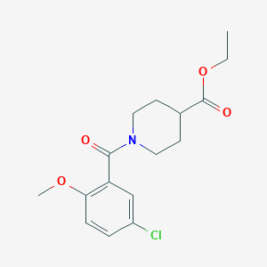 Ethyl 1-(5-chloro-2-methoxybenzoyl)piperidine-4-carboxylate