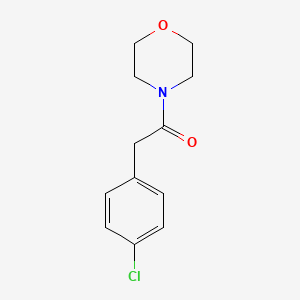 molecular formula C12H14ClNO2 B3462397 4-[(4-chlorophenyl)acetyl]morpholine CAS No. 99931-95-0