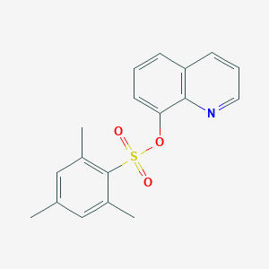 molecular formula C18H17NO3S B346241 8-Quinolyl 2,4,6-trimethylbenzenesulfonate CAS No. 352444-41-8