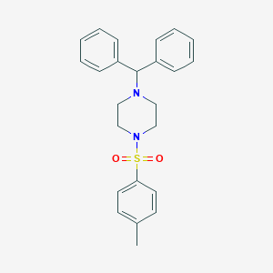 molecular formula C24H26N2O2S B346249 1-(Diphenylmethyl)-4-[(4-methylphenyl)sulfonyl]piperazine CAS No. 324067-28-9
