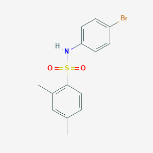 molecular formula C14H14BrNO2S B346261 N-(4-bromophenyl)-2,4-dimethylbenzenesulfonamide CAS No. 682784-65-2