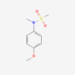 molecular formula C9H13NO3S B3462704 N-(4-methoxyphenyl)-N-methylmethanesulfonamide 