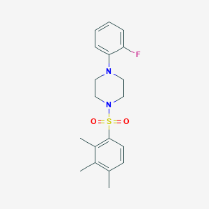 1-(2-Fluorophenyl)-4-[(2,3,4-trimethylphenyl)sulfonyl]piperazine