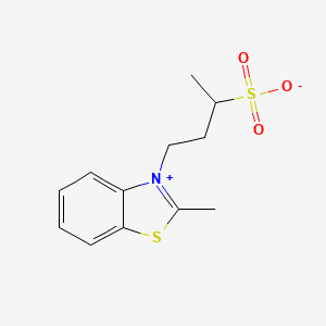 4-(2-methyl-1,3-benzothiazol-3-ium-3-yl)-2-butanesulfonate