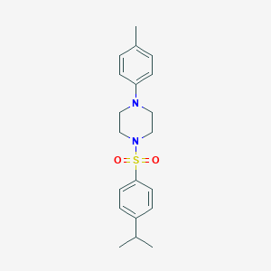 molecular formula C20H26N2O2S B346280 1-(4-Methylphenyl)-4-(4-propan-2-ylphenyl)sulfonylpiperazine CAS No. 496020-03-2