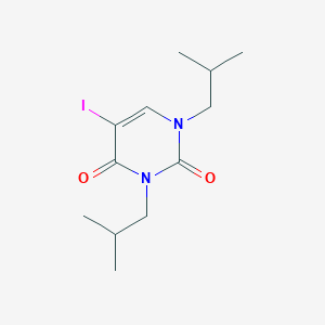 molecular formula C12H19IN2O2 B3462809 5-iodo-1,3-diisobutyl-2,4(1H,3H)-pyrimidinedione 