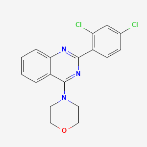 2-(2,4-dichlorophenyl)-4-(4-morpholinyl)quinazoline