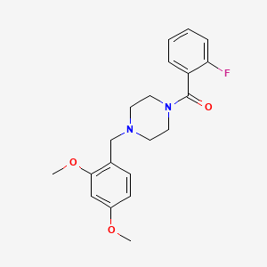 1-(2,4-dimethoxybenzyl)-4-(2-fluorobenzoyl)piperazine