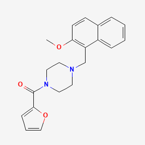 1-(2-furoyl)-4-[(2-methoxy-1-naphthyl)methyl]piperazine