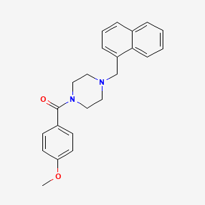 (4-METHOXYPHENYL)[4-(1-NAPHTHYLMETHYL)PIPERAZINO]METHANONE