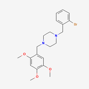 1-(2-bromobenzyl)-4-(2,4,5-trimethoxybenzyl)piperazine